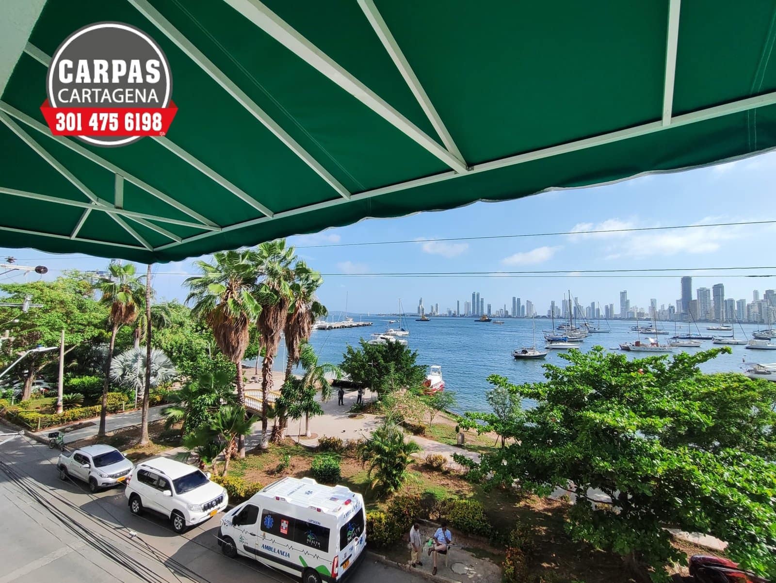 Toldos enrollables a medida en Cartagena